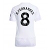 Manchester United Bruno Fernandes #8 Bortedrakt Kvinner 2025-26 Kortermet